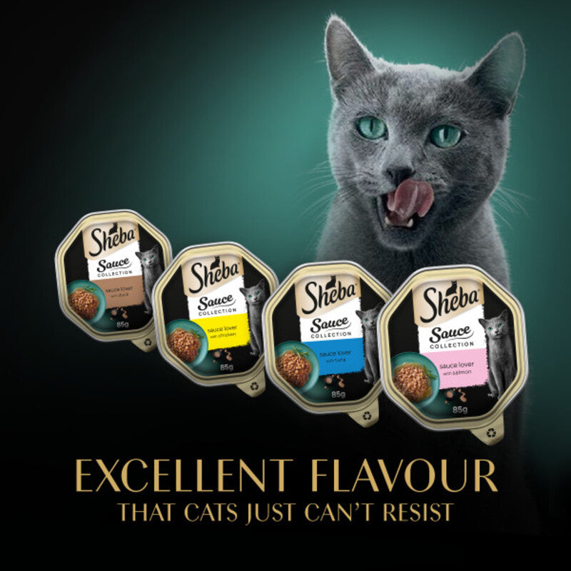 Sheba Sauce Collection Mixed Selection in Gravy Trays 85g x 32