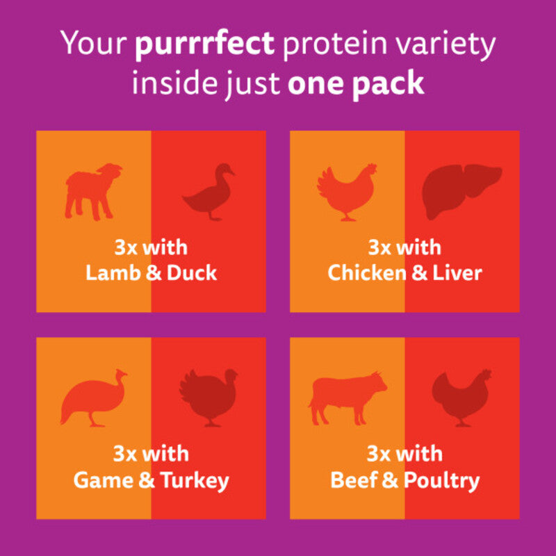 Whiskas Adult 1+ Duo Meaty Combos in Jelly 85g x 12 x 4