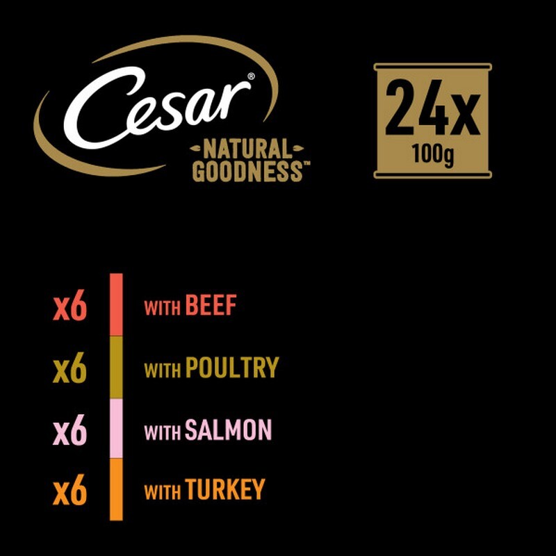 Cesar Natural Goodness Mixed Selection in Loaf 100g x 24