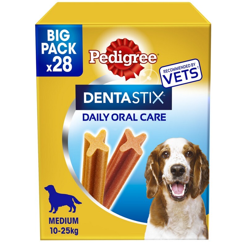 Pedigree Dentastix Daily Dental Chews Medium Dog 4 x 28 Sticks