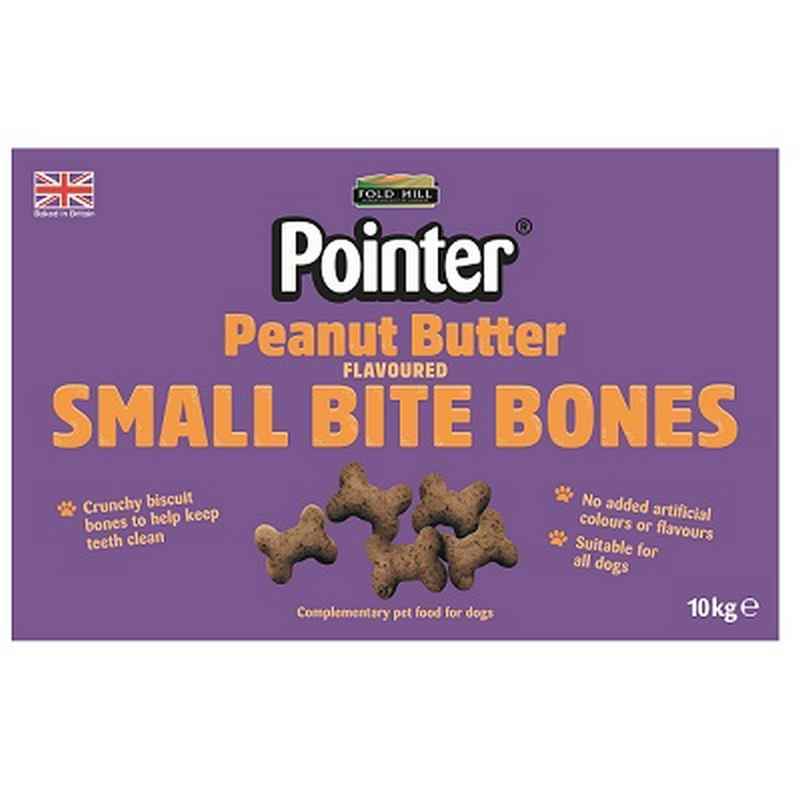 Pointer Small Bite Peanut Butter Flavoured Bones 10kg