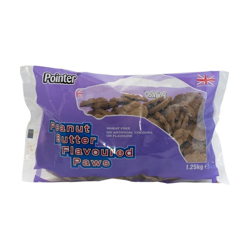 Pointer Wheat Free Peanut Butter Paws 1.25kg x 4