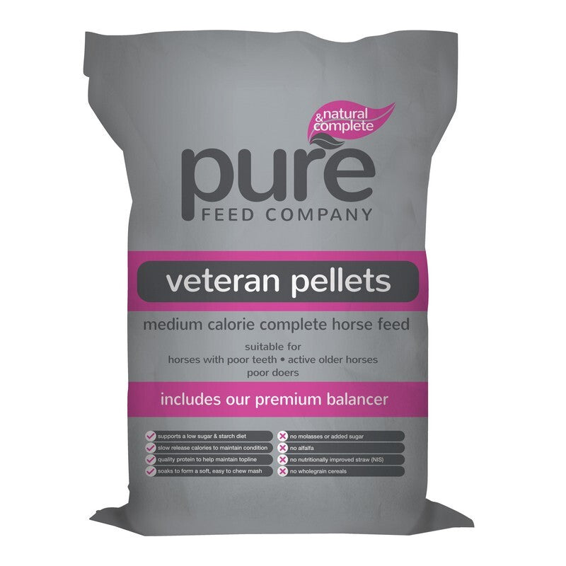 Pure Feed Company Pure Veteran Pellets 15kg