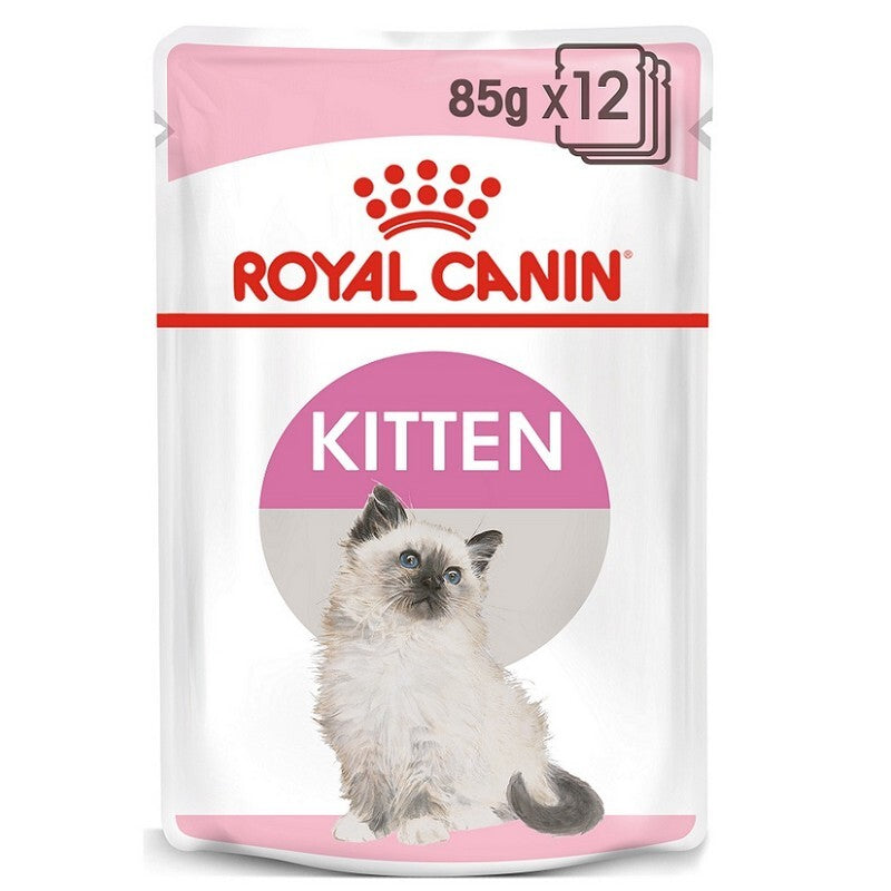 Royal Canin Kitten Instinctive in Gravy Pouches 85g x 12