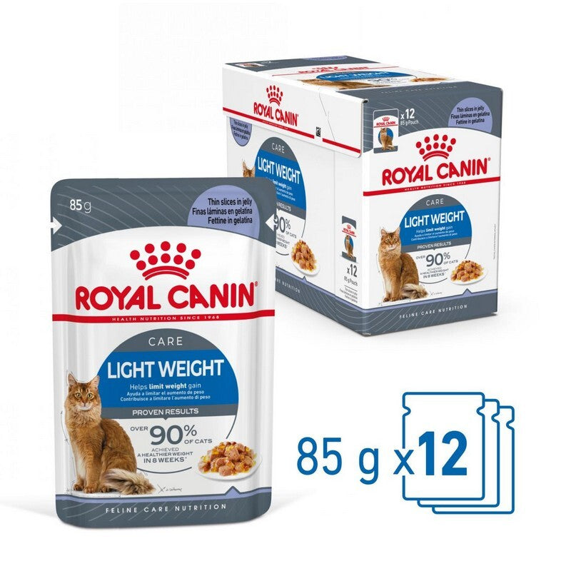 Royal Canin Light Weight Care in Jelly Pouches 85g x 12