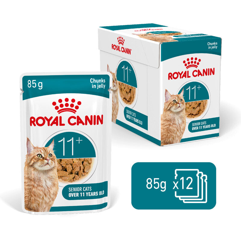 Royal Canin Ageing 11+ Chunks in Jelly Pouches 85g x 12
