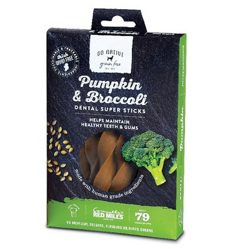 Go Native Super Dental Pumpkin & Broccoli 150g x 10