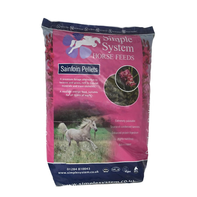 Simple System Sainfoin Pellets 20kg
