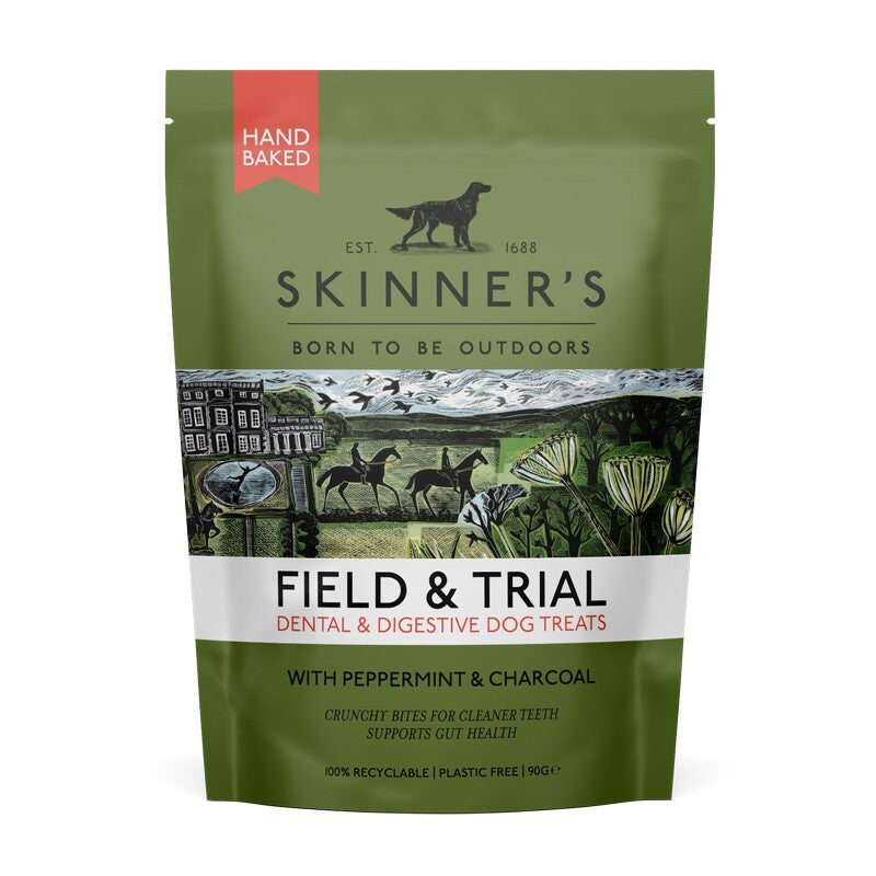 Skinners Field & Trial Dental & Digestive Dog Treats 90g x 8