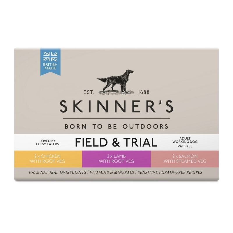 Skinners Field & Trial Adult Grain Free Multipack 390g x 6
