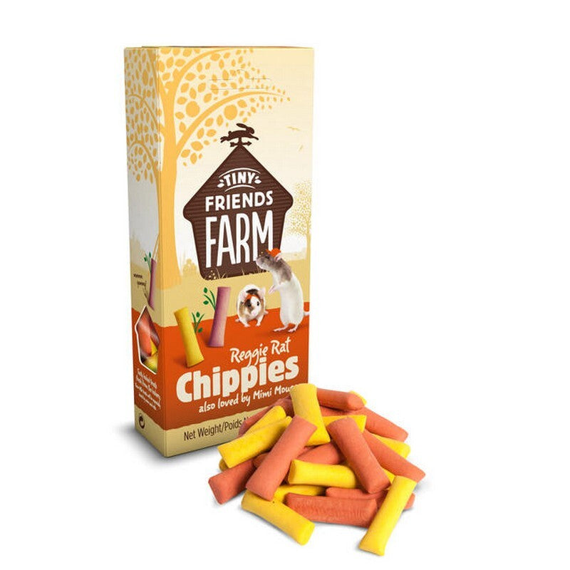 Tiny Friends Farm Reggie Rat Chippies 120g x 8