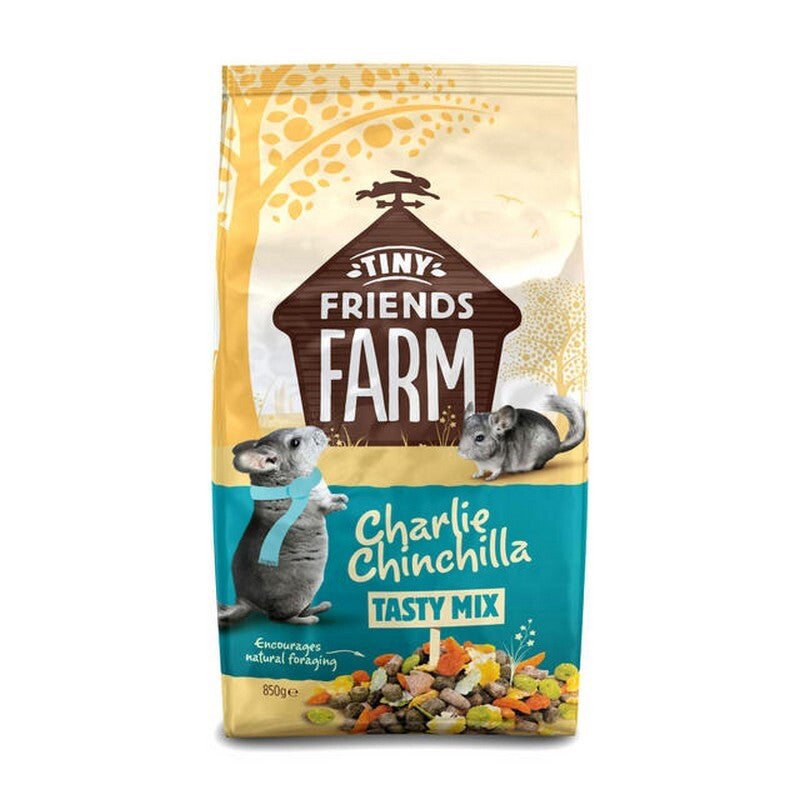 Tiny Friends Farm Charlie Chinchilla Tasty Mix 850g x 6