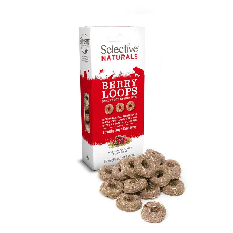 Supreme Selective Naturals Berry Loops 80g x 4