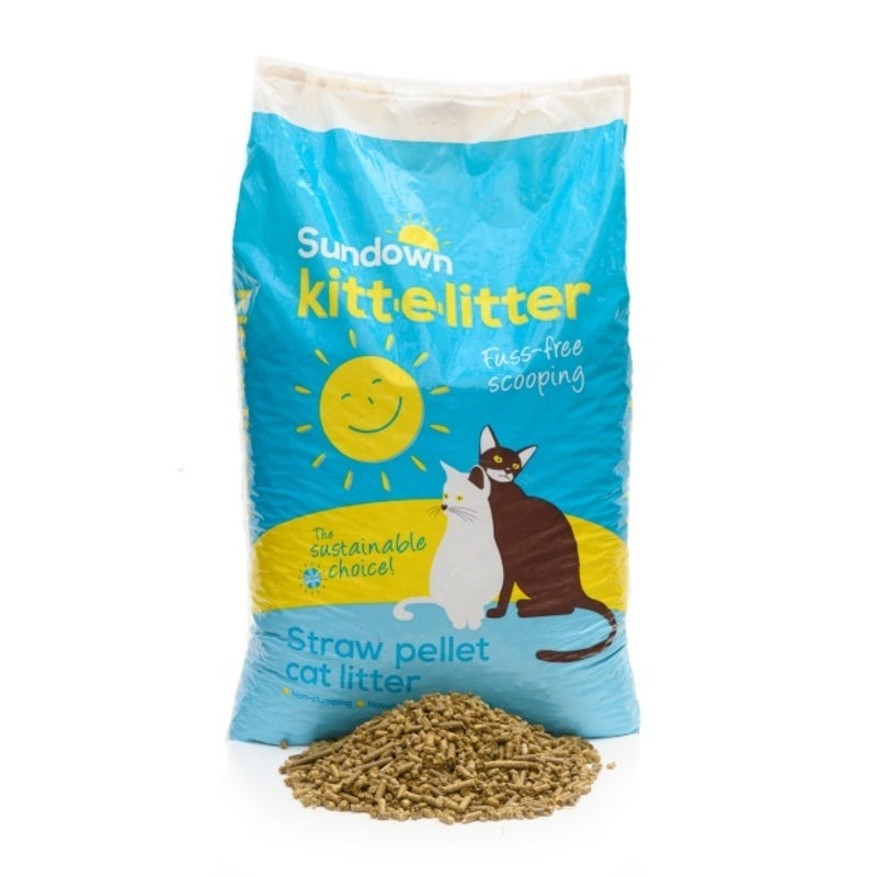 Sundown Kitt-e-Litter Straw Pellet 5kg