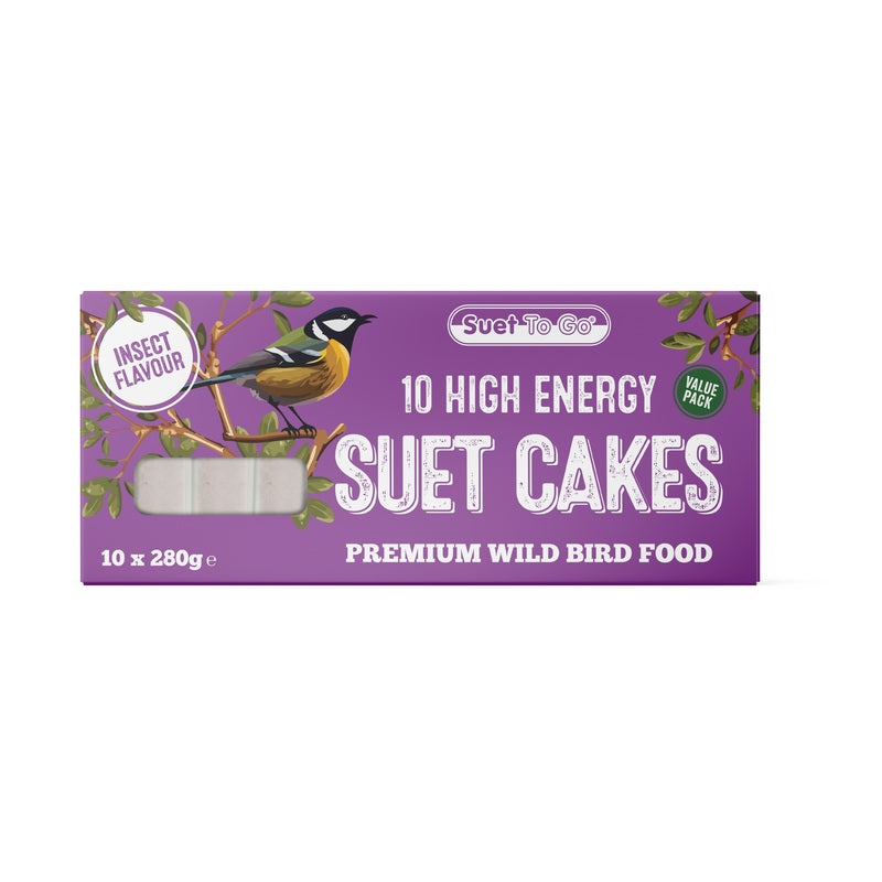 Unipet Suet to Go Cakes/Blocks Insect 280g x 10