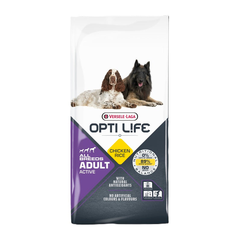 Versele Laga Opti Life Adult Active for All Breeds 12.5kg