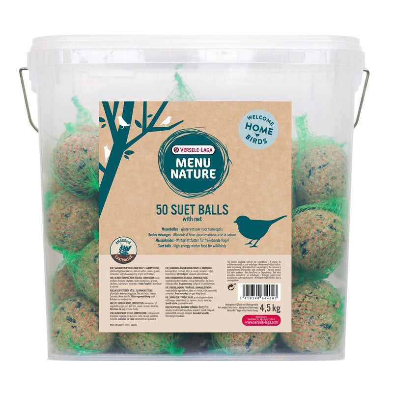 Versele Laga Menu Nature 50 Suet Balls with Nets 4.5kg