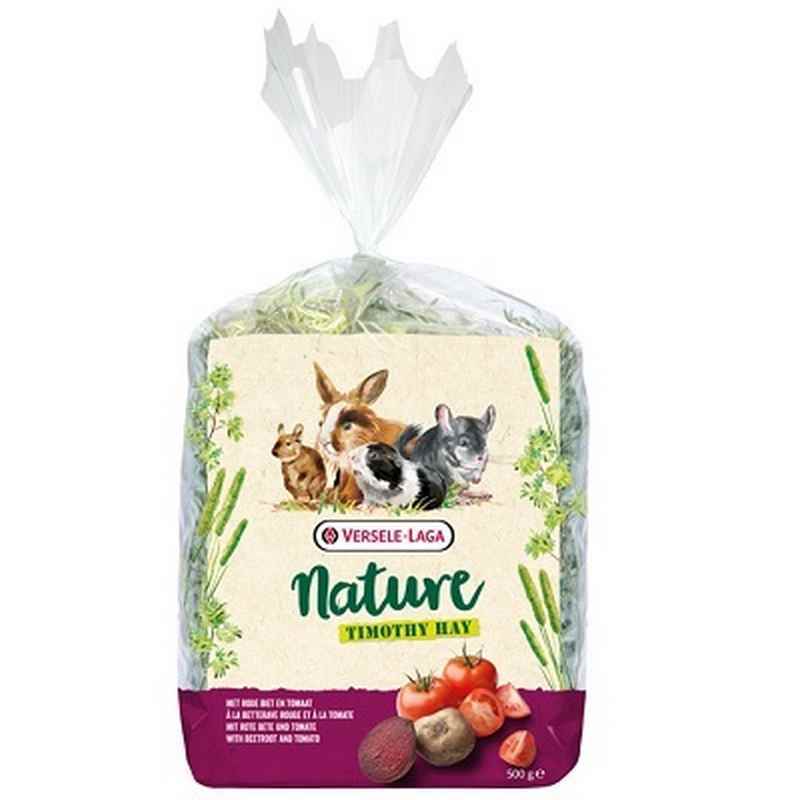 Versele Laga Nature Timothy Hay Beetroot & Tomato 500g x 4