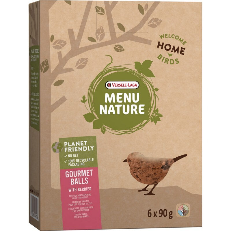 Versele Laga Menu Nature Gourmet Balls with Berries No Nets 6 x 90g
