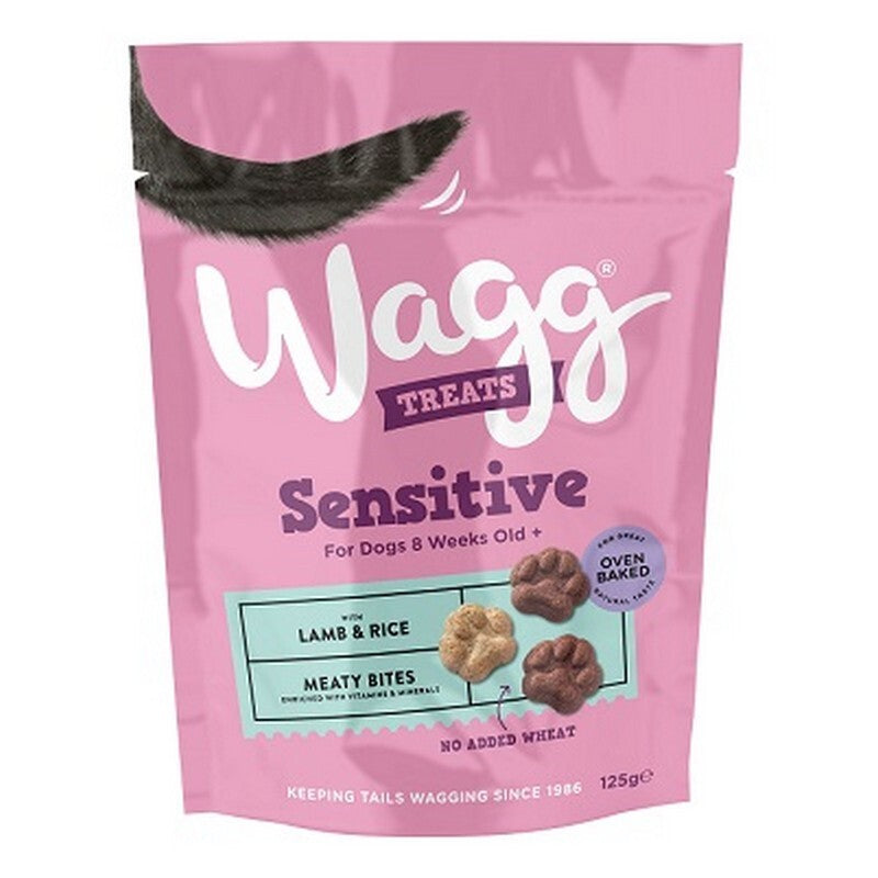 Wagg Sensitive Meaty Bites with Lamb & Rice Treats125g x 7