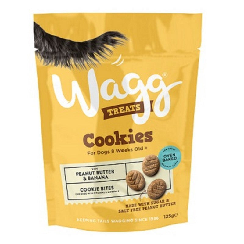 Wagg Cookie Treats Peanut Butter & Banana 125g x 7