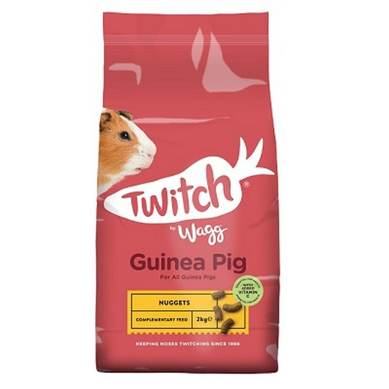 Twitch by Wagg Guinea Pig Nuggets 2kg x 4