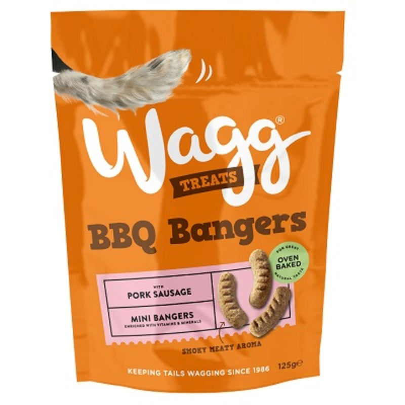 Wagg BBQ Banger Mini Bangers Treats 125g x 7