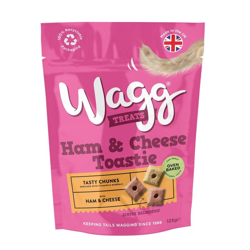 Wagg Ham & Cheese Toastie Tasty Chunks 125g x 7