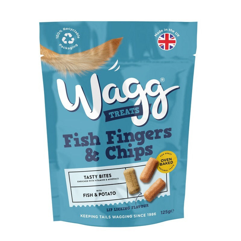 Wagg Fish Fingers & Chips Tasty Bites 125g x 7