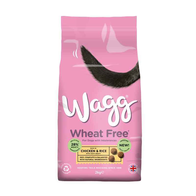 Wagg Adult Wheat Free Chicken & Rice 2kg x 4
