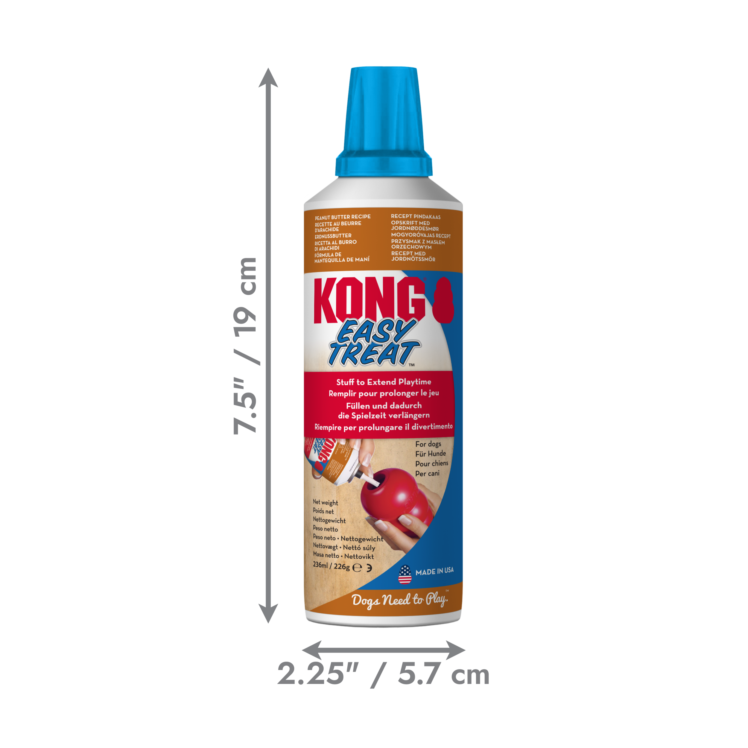 Kong Stuff N All Natural Peanut Butter