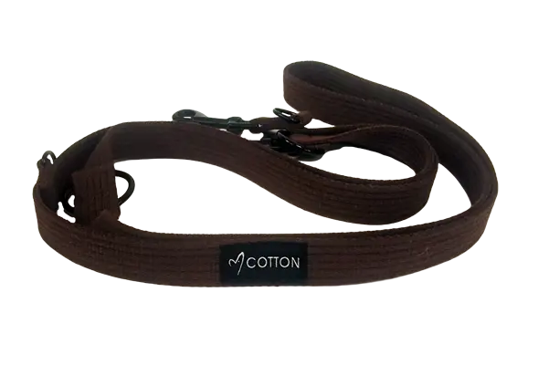 Gor Cotton Training Leash Large Brown 2.5cm
