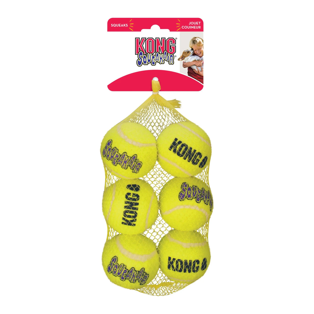 SqueakAir Balls 6-pk Md EU
