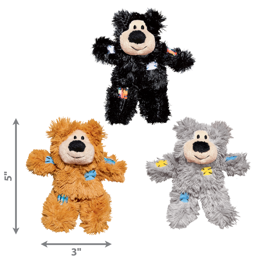 Kong Xmas Cat Softies Bear Assorted Each