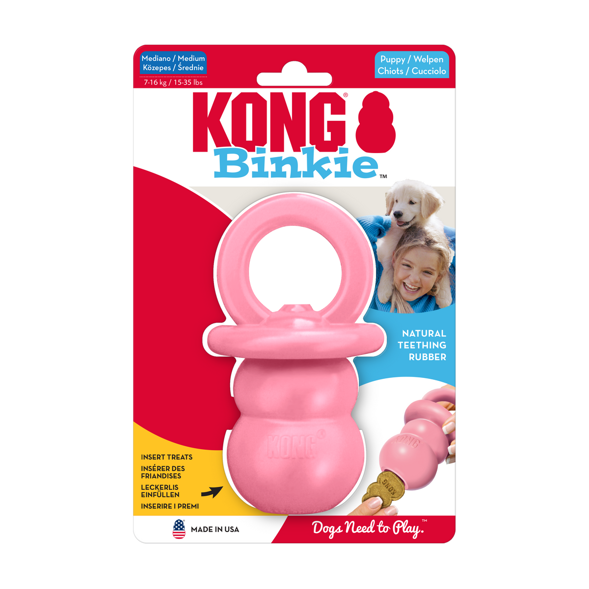 KONG Puppy Binkie Md EU