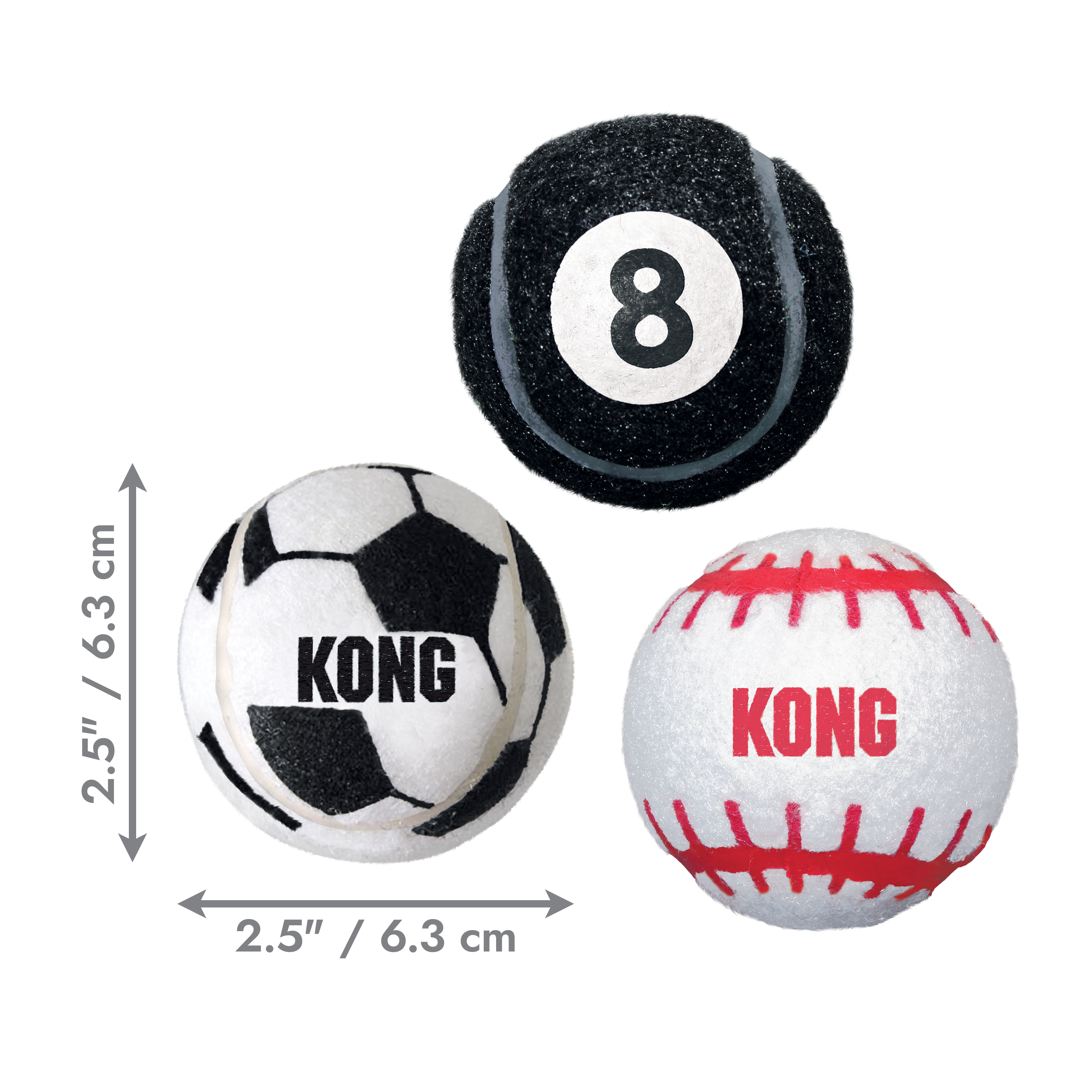 Kong Sport Balls x3 Medium