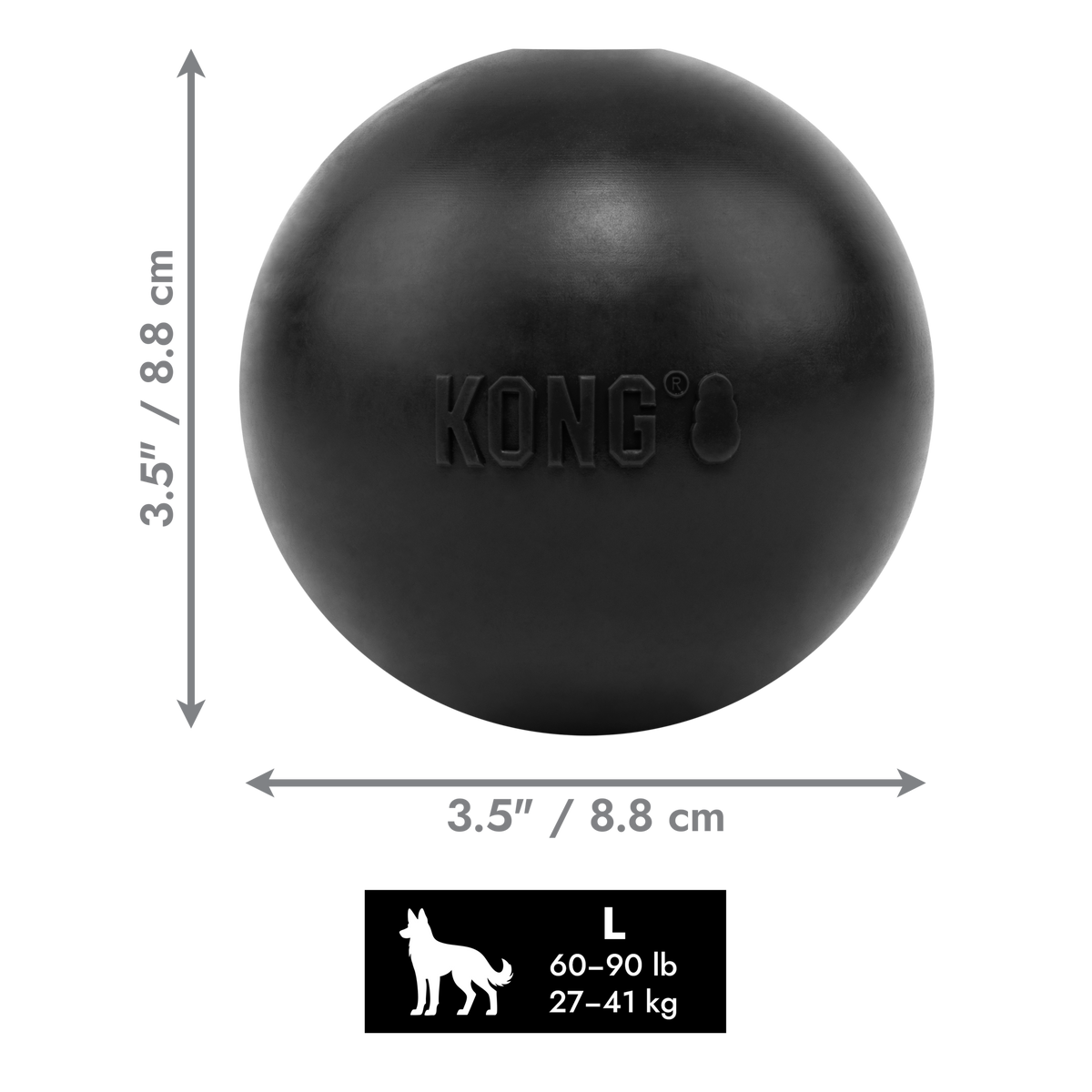 KONG Extreme Ball w/Hole Lg EU