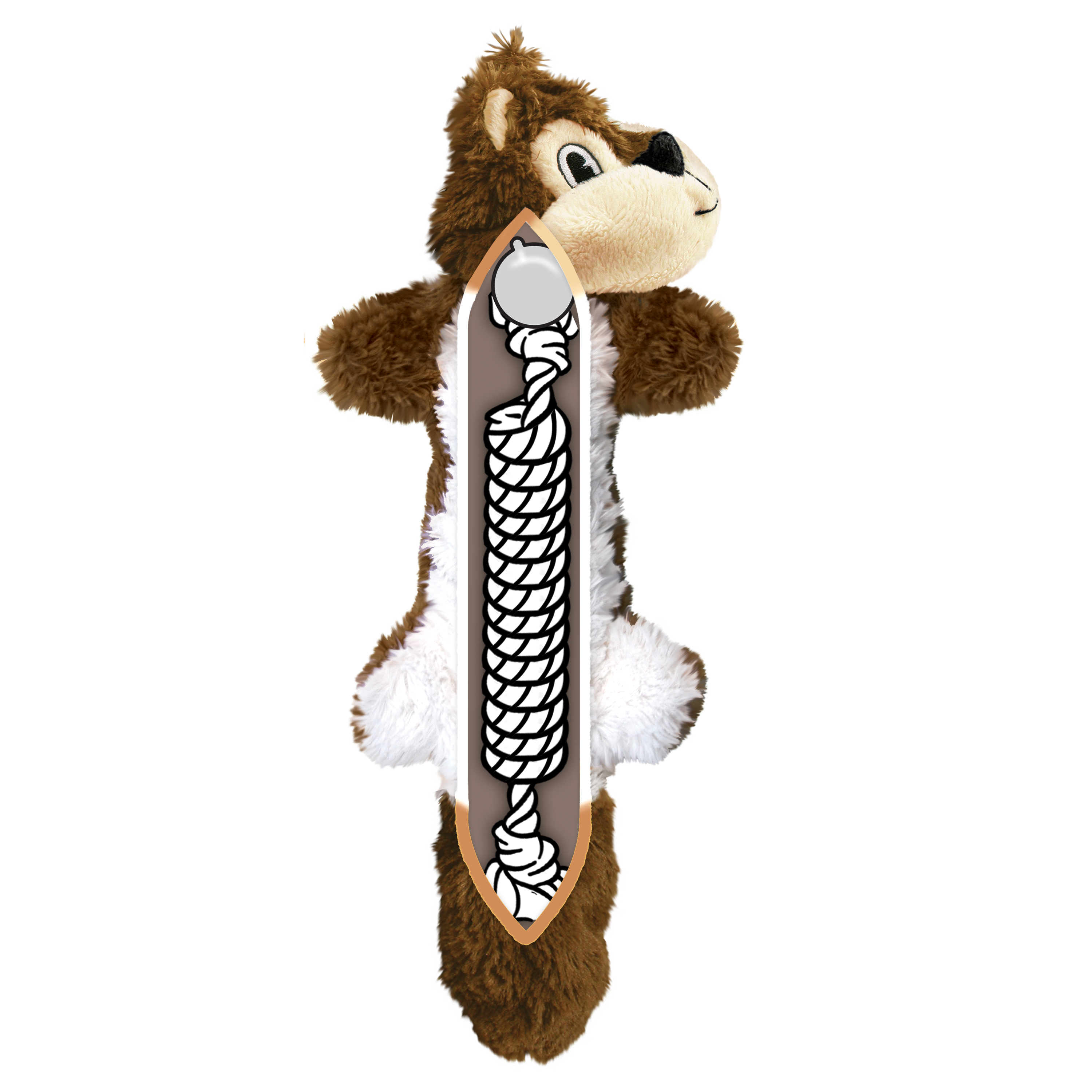 Kong Scrunch Knots Squirrel L