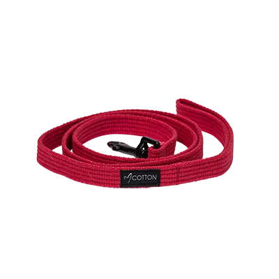 Gor Cotton Leash Medium Red 2cm x 140cm
