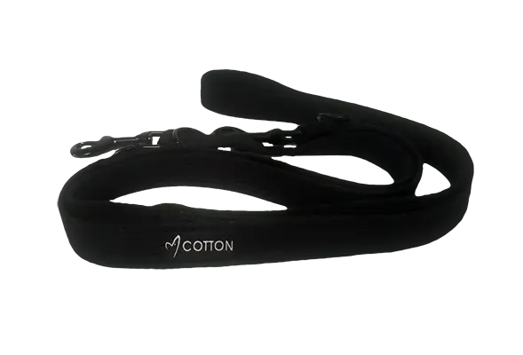 Gor Cotton Training Leash Medium Black 2cm
