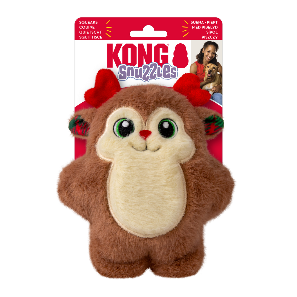 Kong Xmas Snuzzles Reindeer Small Small