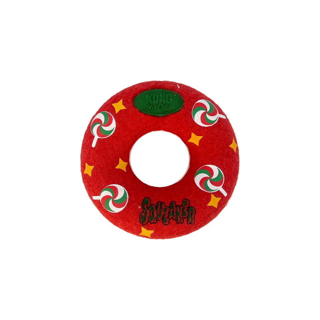 Kong Xmas AirDog Squeaker Donut Medium