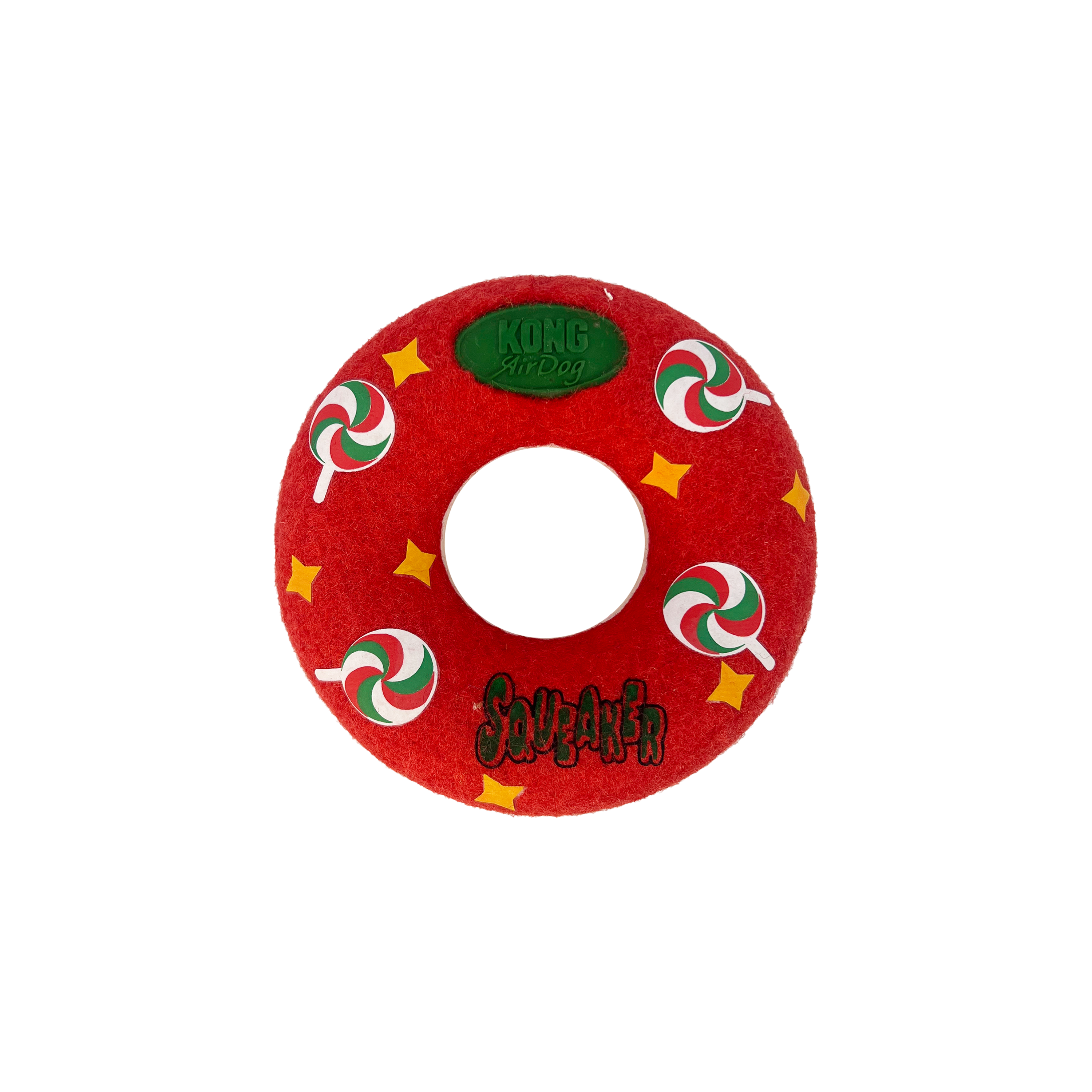 Kong Xmas AirDog Squeaker Donut Medium