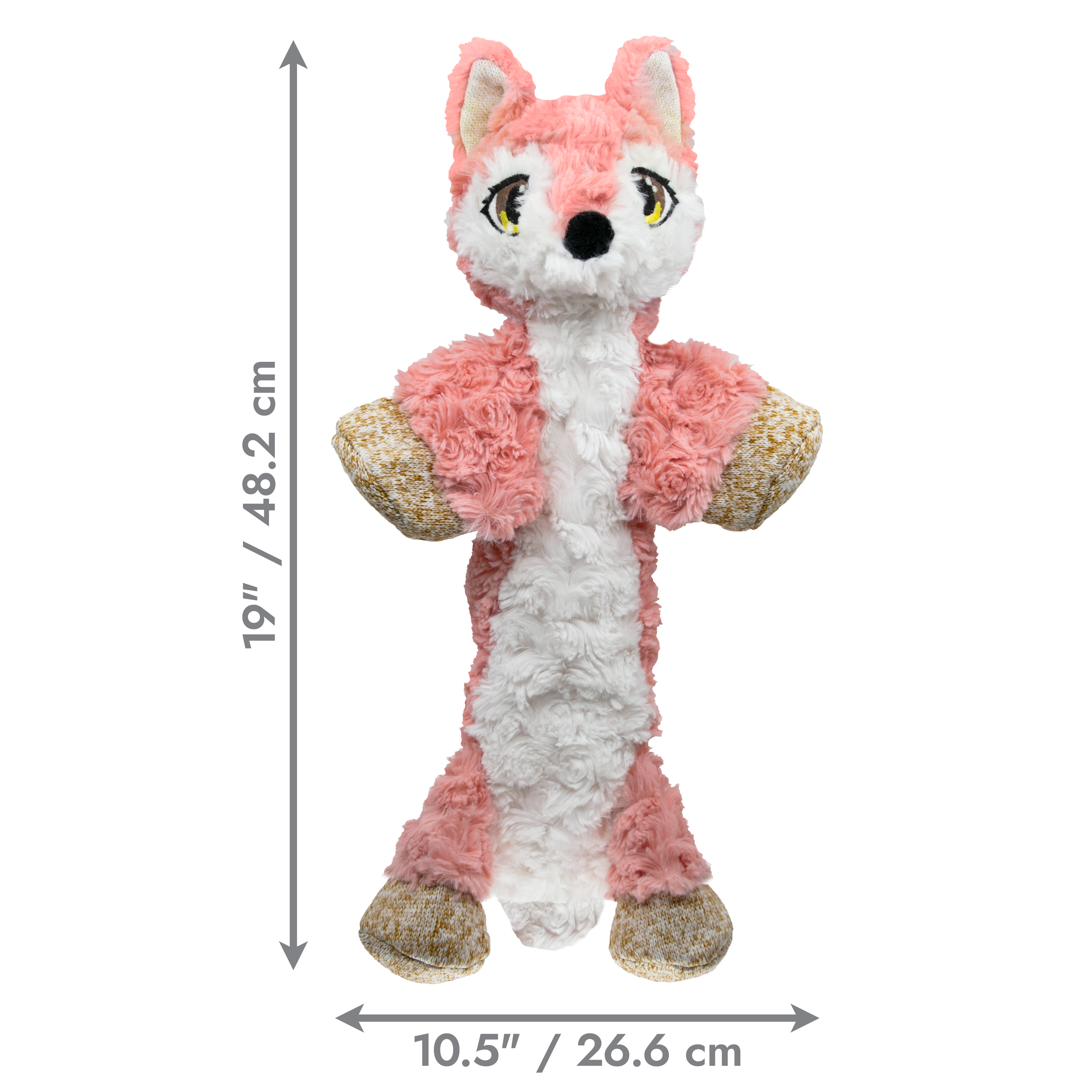 Kong Low Stuff Flopzie Fox Medium