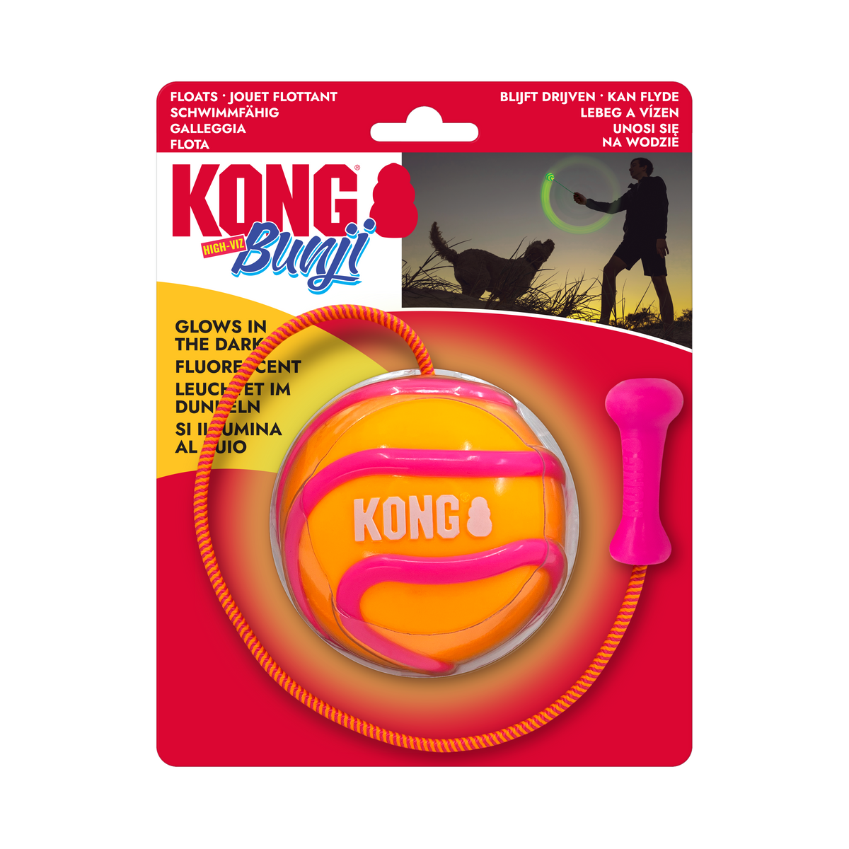 Bunji High-Viz Ball Assorted Lg EU