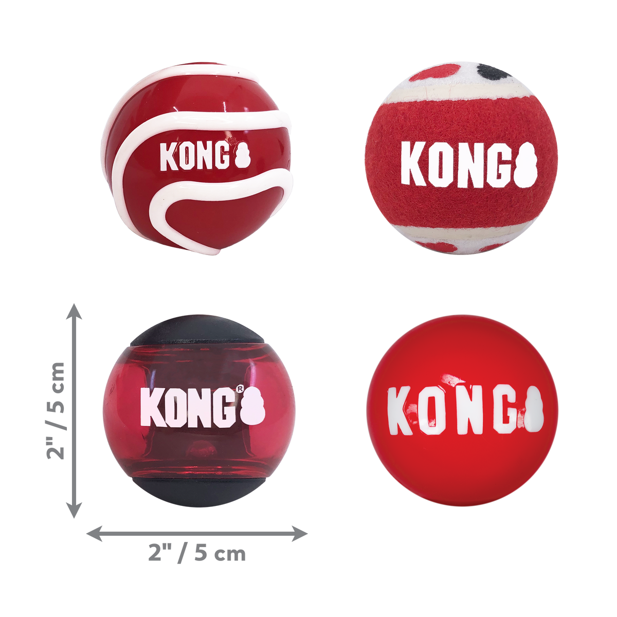 Signature Balls 4-pk Assorted Sm EU