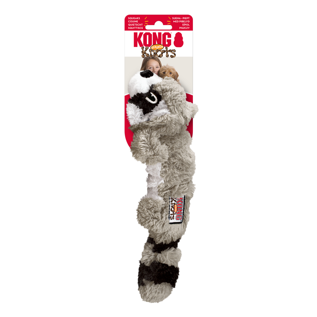 Kong Scrunch Knots Raccoon Medium