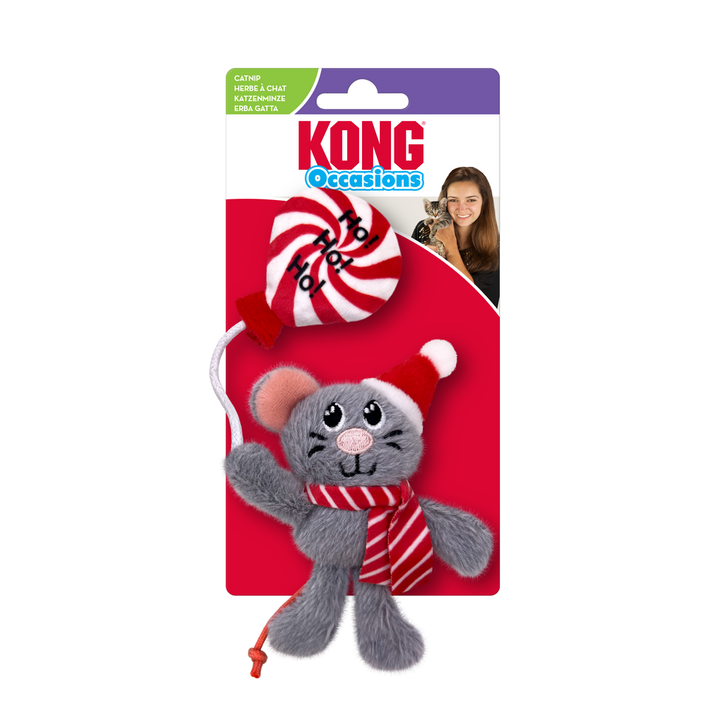 Kong Xmas Cat Occasions Mouse