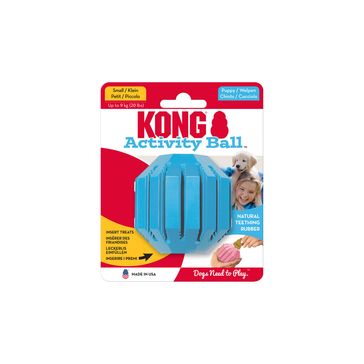 KONG Puppy Activity Ball Sm EU