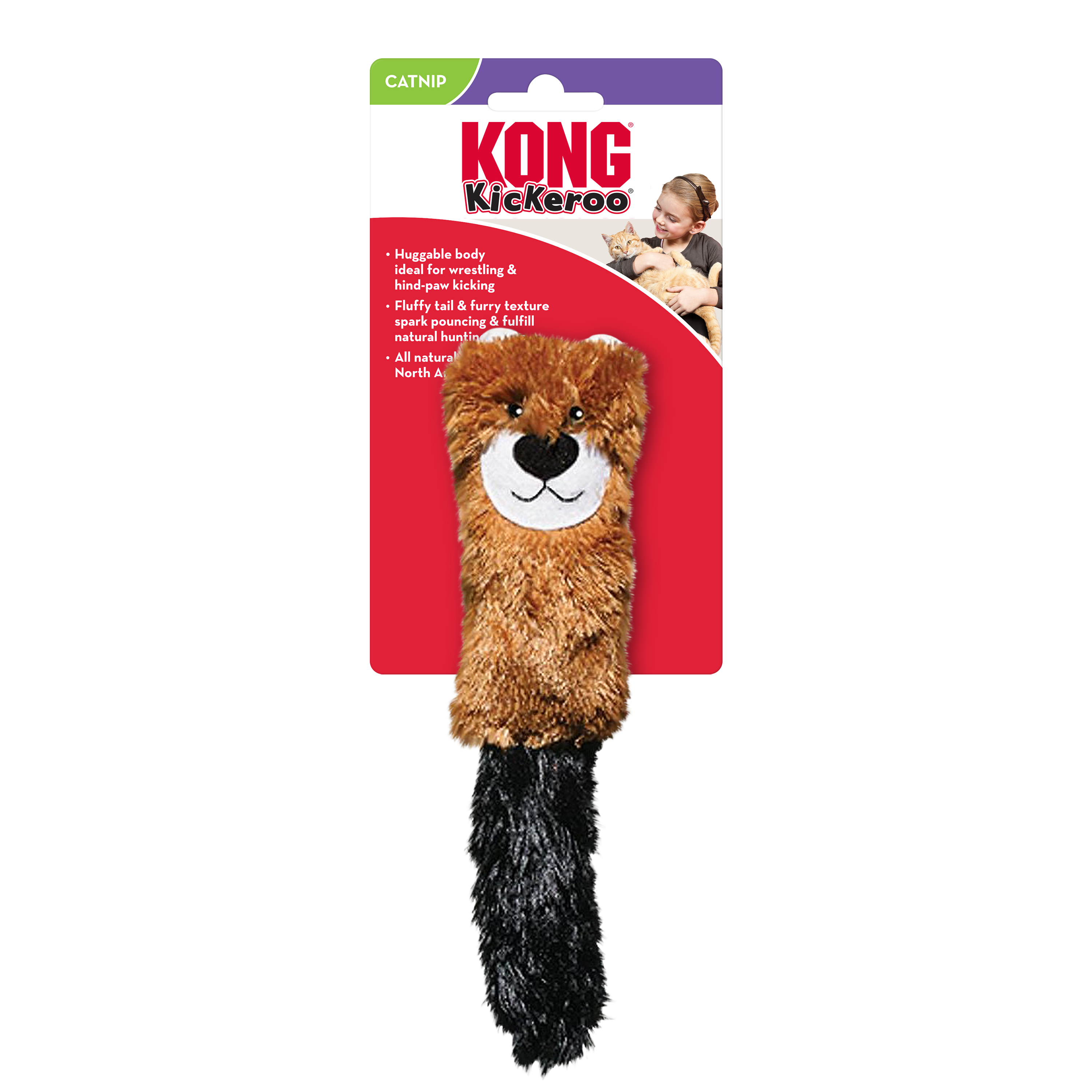 Kong Xmas Cat Kickeroo Assorted